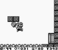 une photo d'Ã©cran de Super Mario Land 2 sur Nintendo Game Boy